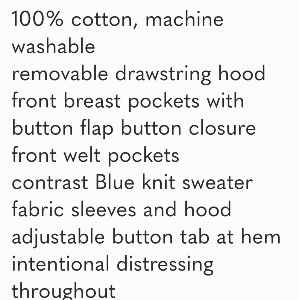 Free People Indigo Knit Hooded Denim Jacket - Picture 7 of 8